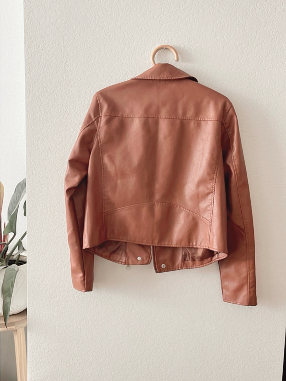 Anthropologie Faux Leather Moto Jacket - Picture 3 of 4